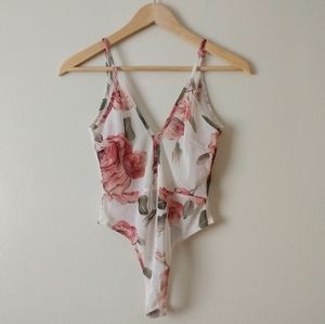 Sheer Floral Bodysuit Windsor